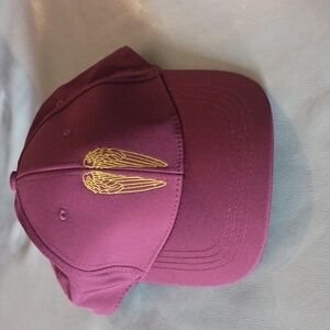 Purple Angels Envy Baseball Cap with Gold Embroidery